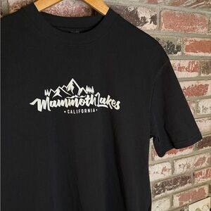 Men’s Mammoth Lakes California Dri-Balance Black Short Sleeve Graphic Tee